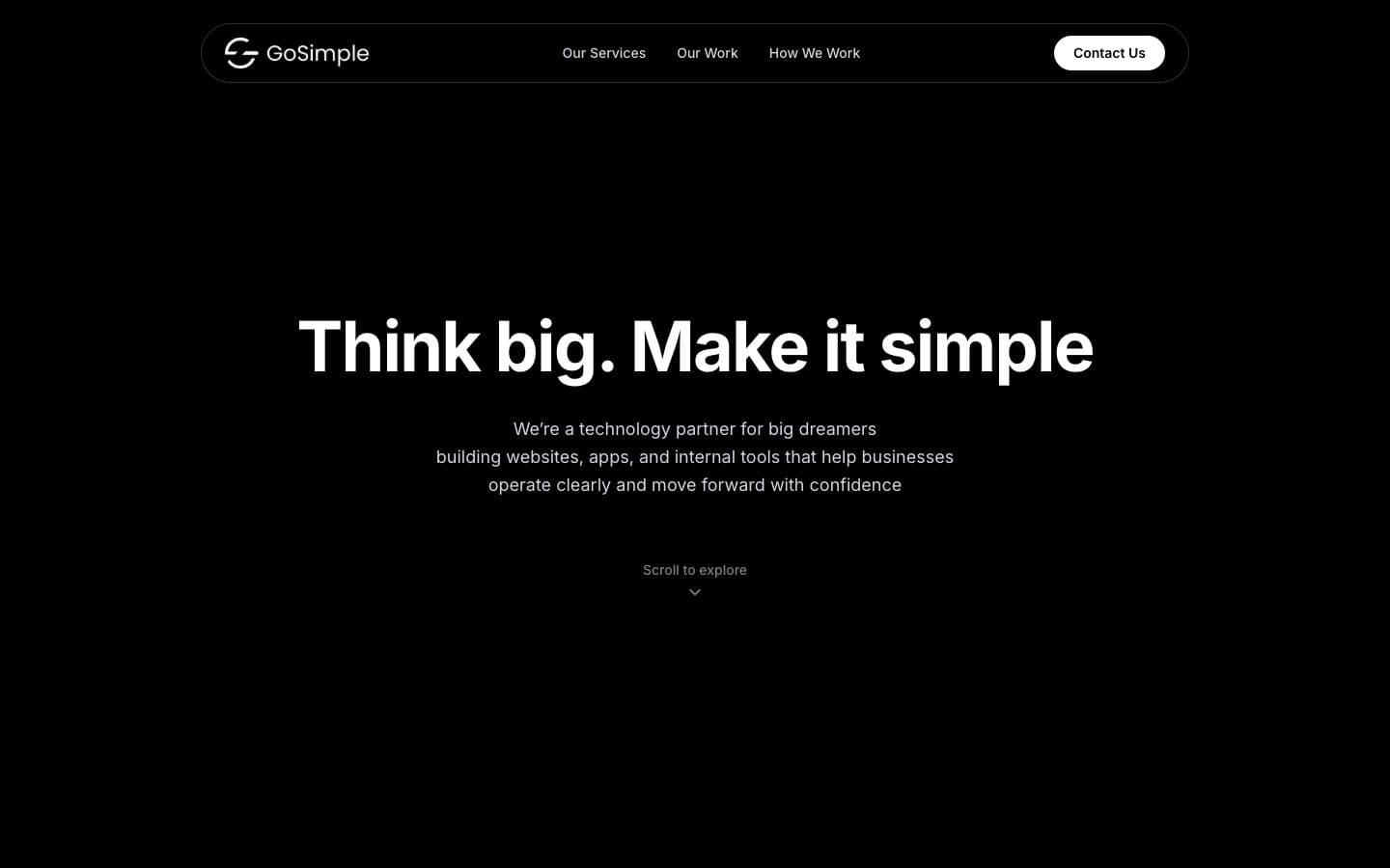 GoSimple — screenshot